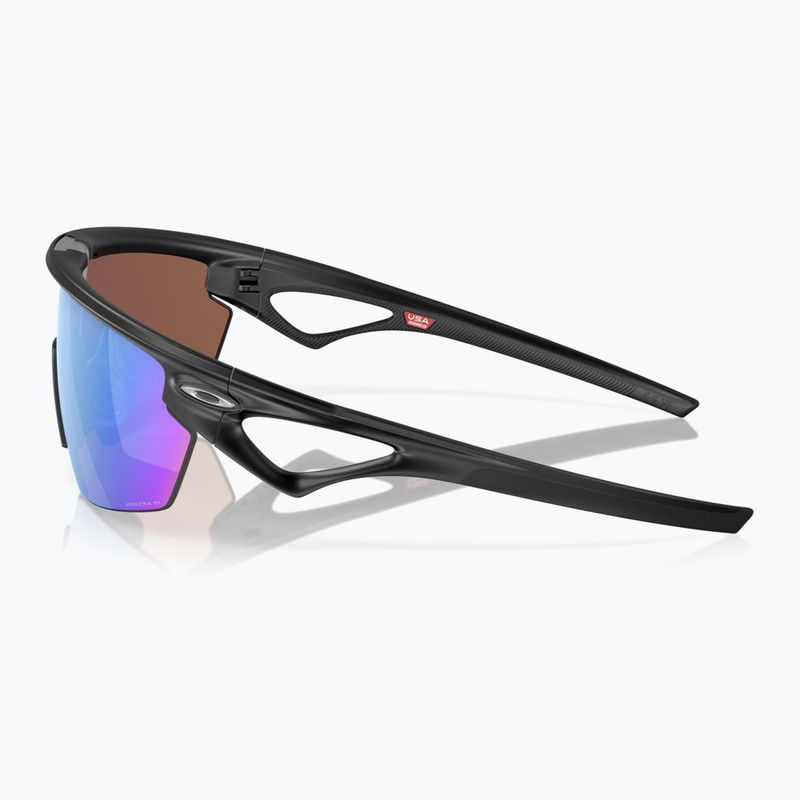 Occhiali da sole Oakley Sphaera nero opaco/prizm deep water polarizzati 3