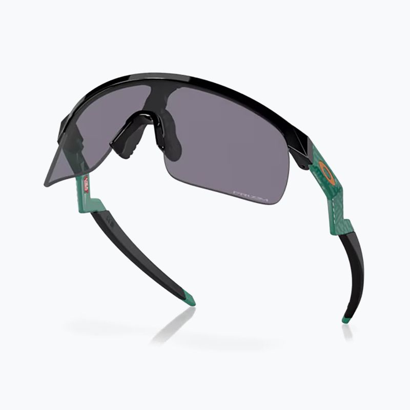 Occhiali da sole Oakley Resistor nero/grigio Prizm per bambini 4