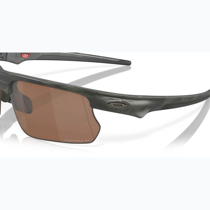 Occhiali da sole Oakley Bisphaera matte olive shadow camo/prizm tungsten polarizzati 6