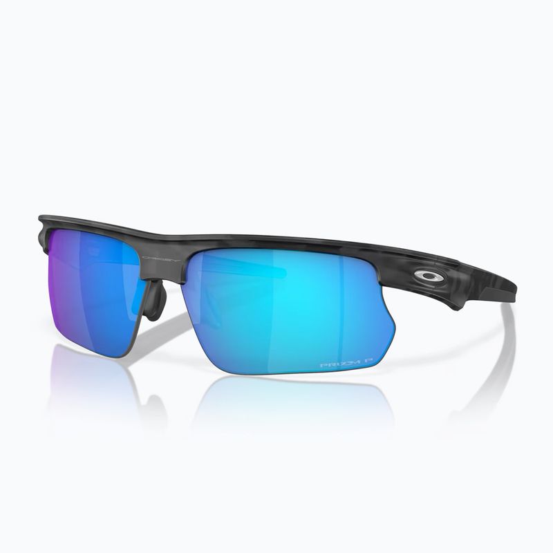 Occhiali da sole Oakley Bisphaera grigio opaco mimetico/zaffiro polarizzato 2