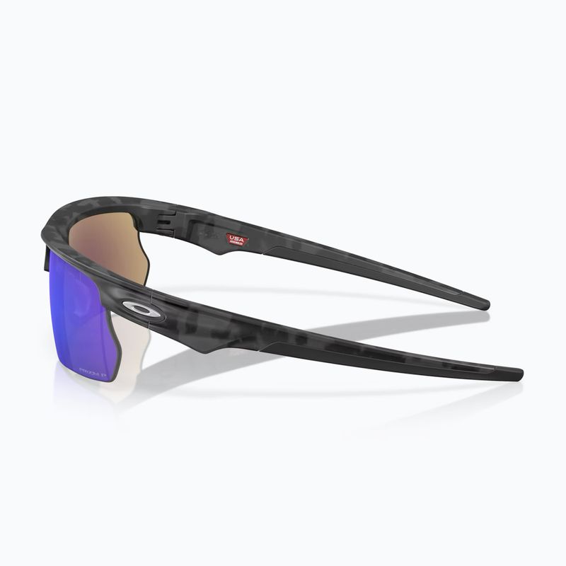 Occhiali da sole Oakley Bisphaera grigio opaco mimetico/zaffiro polarizzato 4