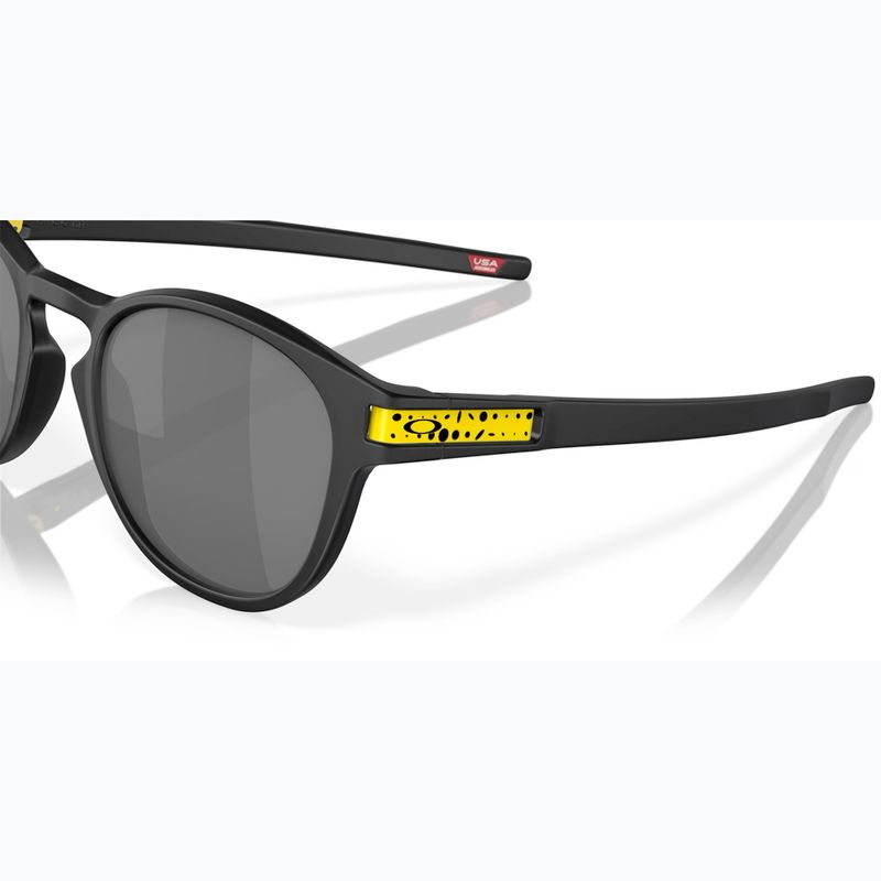 Occhiali da sole Oakley Latch Tour De France nero opaco/prizm black 6