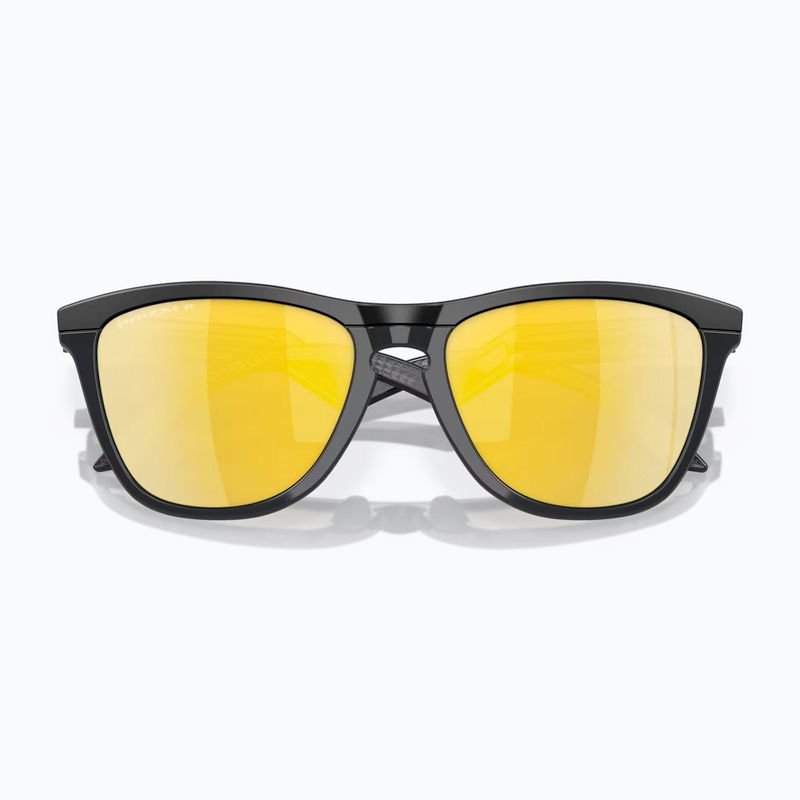 Occhiali da sole Oakley Frogskins Hybrid nero opaco/prizm 24k fleece 5