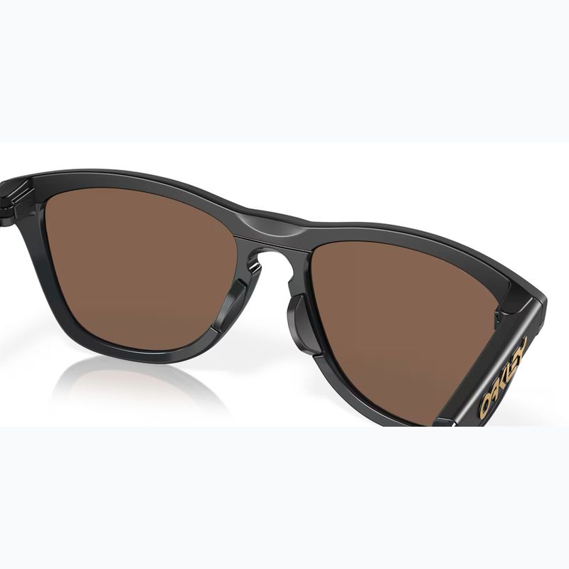 Occhiali da sole Oakley Frogskins Hybrid nero opaco/prizm 24k fleece 7