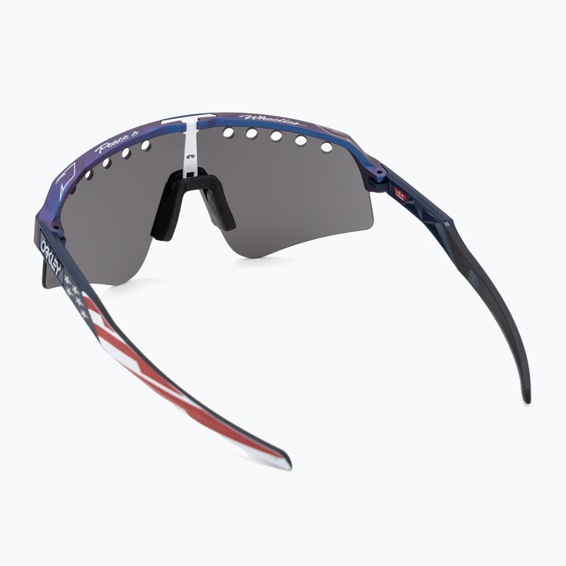Occhiali da sole Oakley Sutro Lite Sweep Troy Lee Designs blu colorshift/grigio Prizm 2