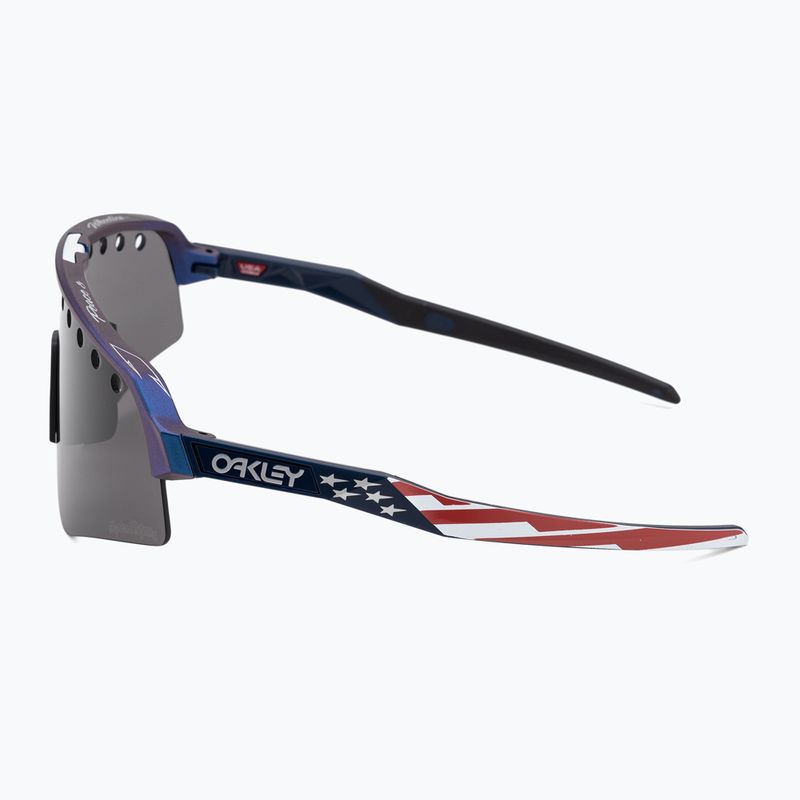 Occhiali da sole Oakley Sutro Lite Sweep Troy Lee Designs blu colorshift/grigio Prizm 4
