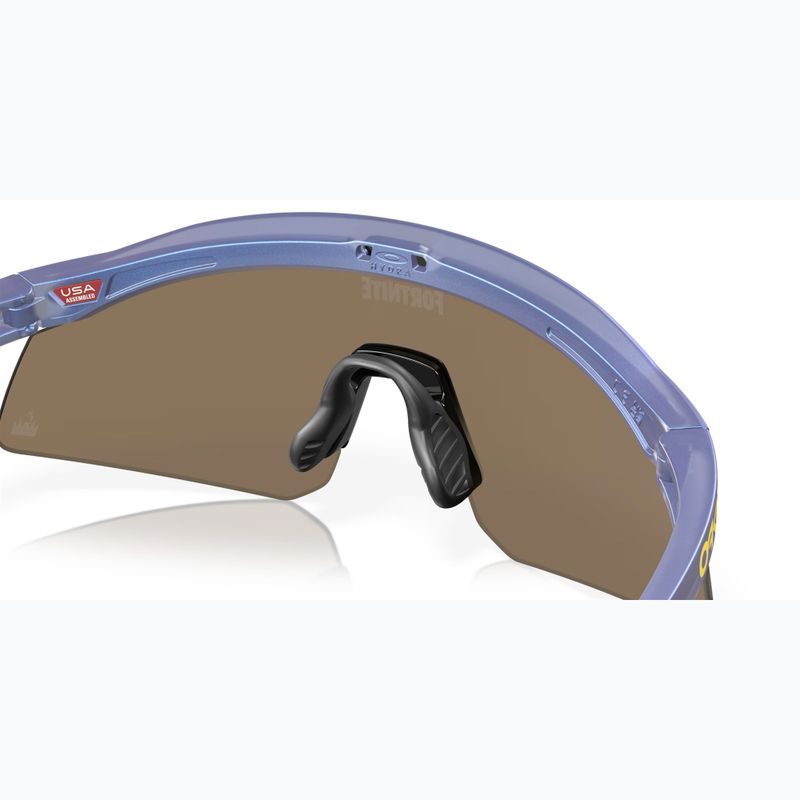 Occhiali da sole Oakley Hydra Fortnite blu ciano opaco/turno chiaro prizm 24k 7