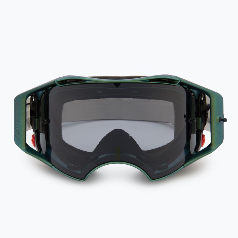 Oakley Airbrake Occhiali da ciclismo MTB nero verde colourshift/grigio chiaro 2