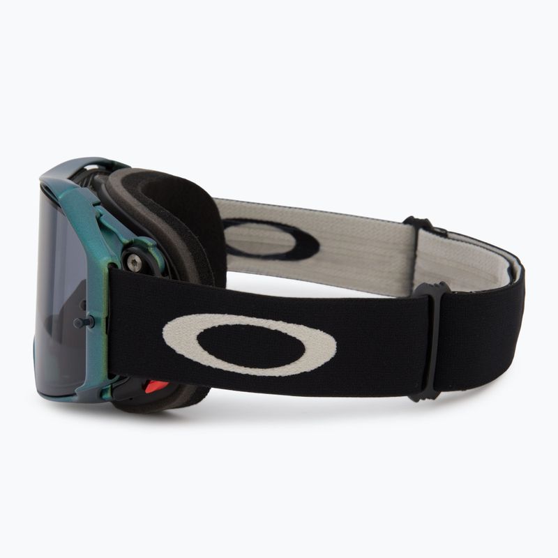 Oakley Airbrake Occhiali da ciclismo MTB nero verde colourshift/grigio chiaro 4