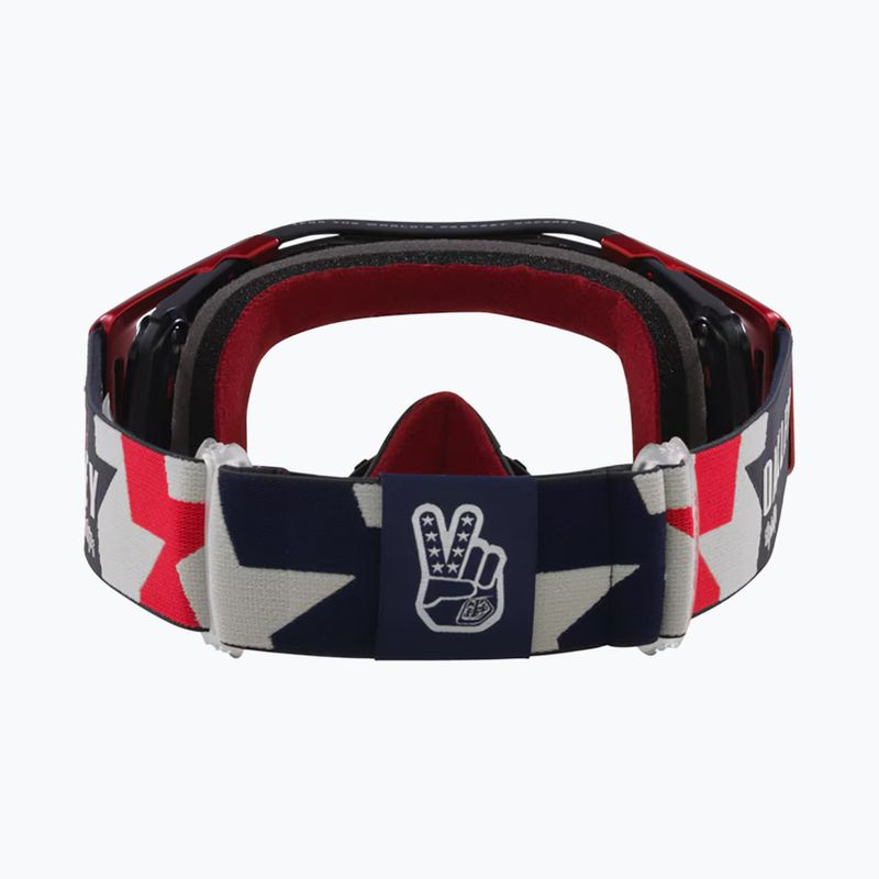 Oakley Airbrake Occhiali da ciclismo MTB Troy Lee Designs rwb stars/clear 3