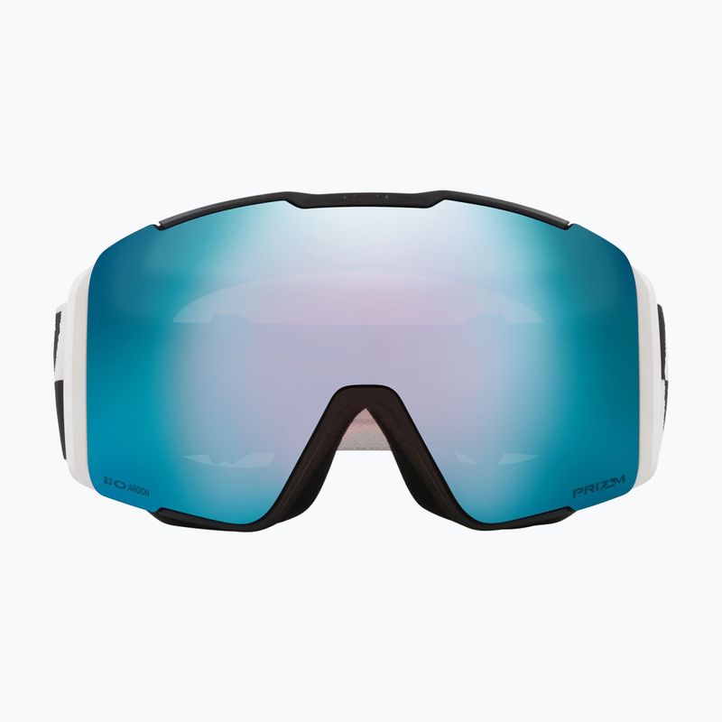 Oakley Line Miner Pro L nero bianco duality/prizm sapphire/prizm torch occhiali da sci 2