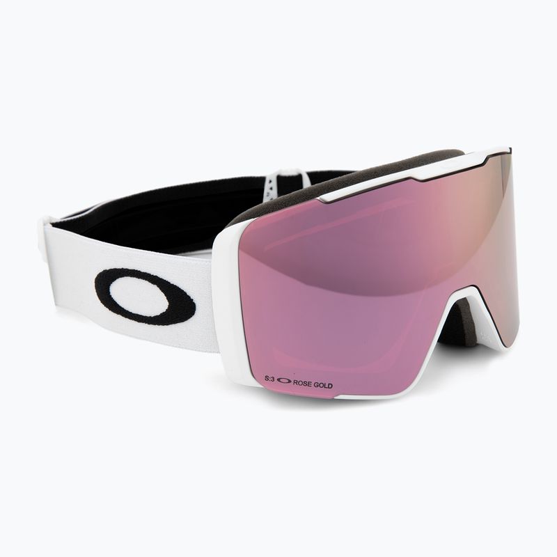 Oakley Line Miner Pro M bianco opaco/prizm rose/prizm sapphire occhiali da sci 2