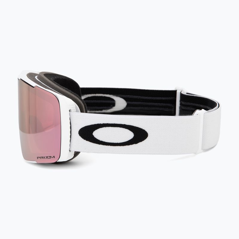 Oakley Line Miner Pro M bianco opaco/prizm rose/prizm sapphire occhiali da sci 5
