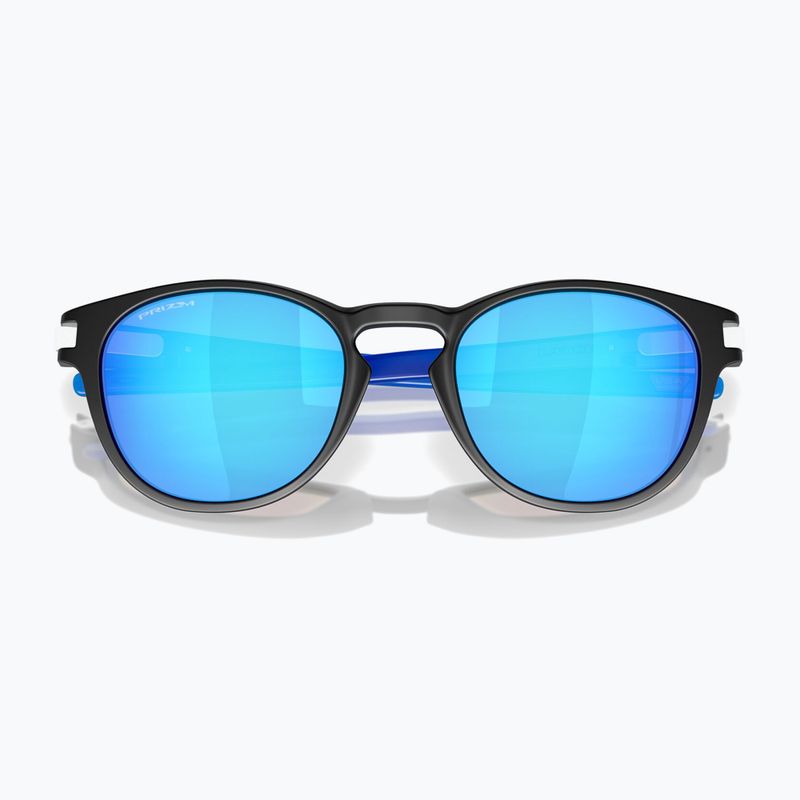 Occhiali da sole Oakley Latch nero opaco/ zaffiro Prizm 4