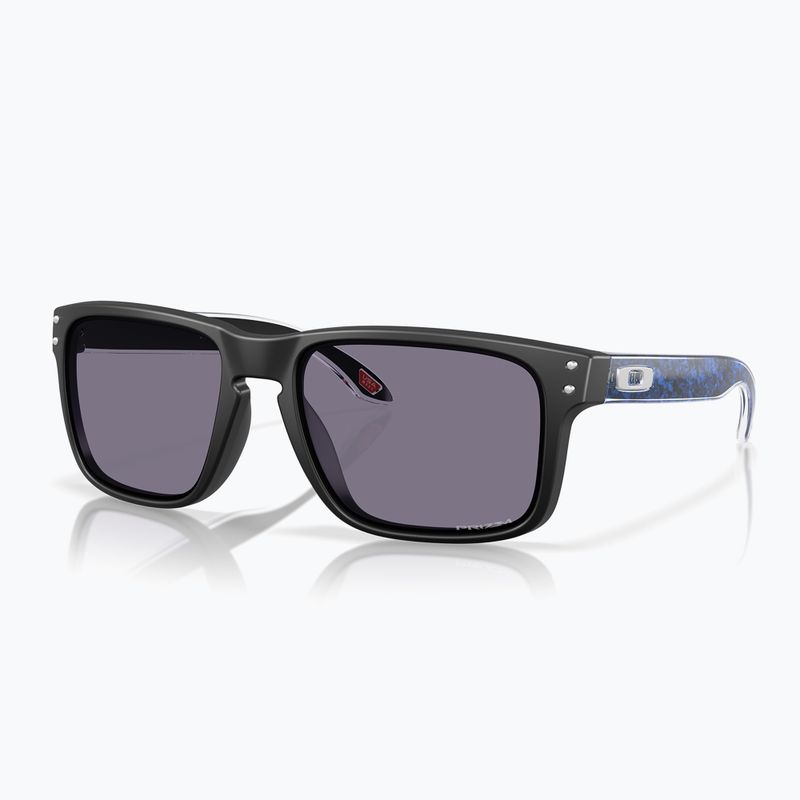Occhiali da sole Oakley Holbrook Fathom Collection nero opaco/grigio prismatico