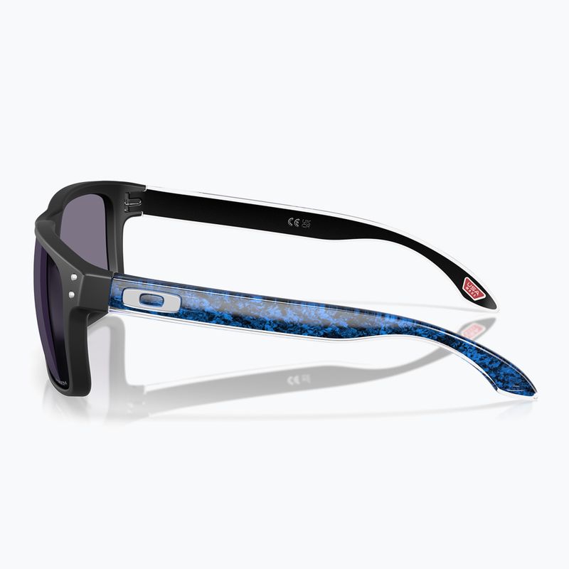 Occhiali da sole Oakley Holbrook Fathom Collection nero opaco/grigio prismatico 3