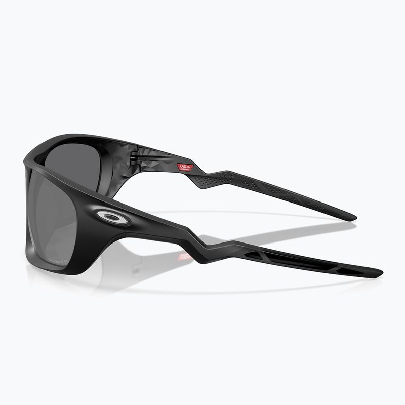 Occhiali da sole polarizzati Oakley Lateralis nero opaco/nero Prizm 3