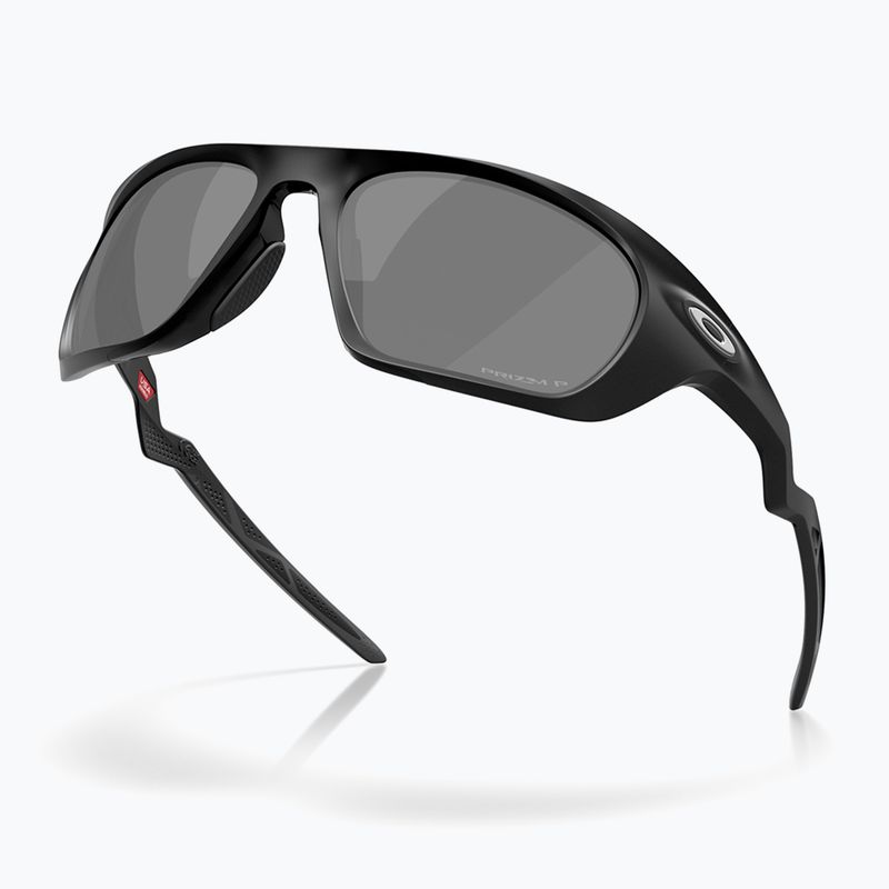 Occhiali da sole polarizzati Oakley Lateralis nero opaco/nero Prizm 4