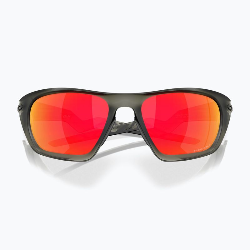 Occhiali da sole Oakley Lateralis grigio oliva opaco/prizmato 4