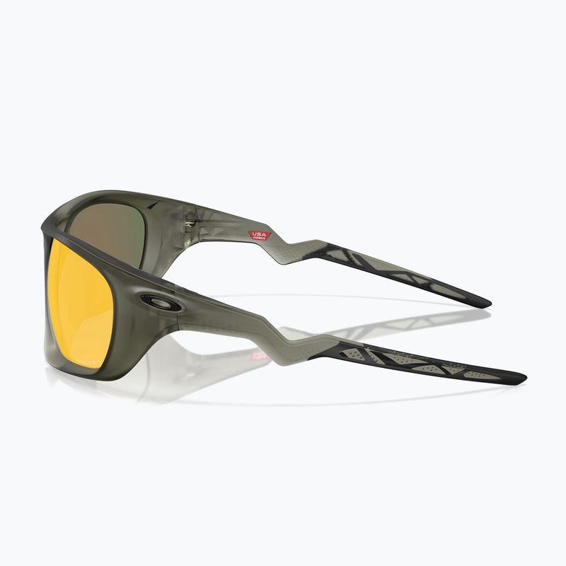 Occhiali da sole Oakley Lateralis grigio oliva opaco/prizmato 6