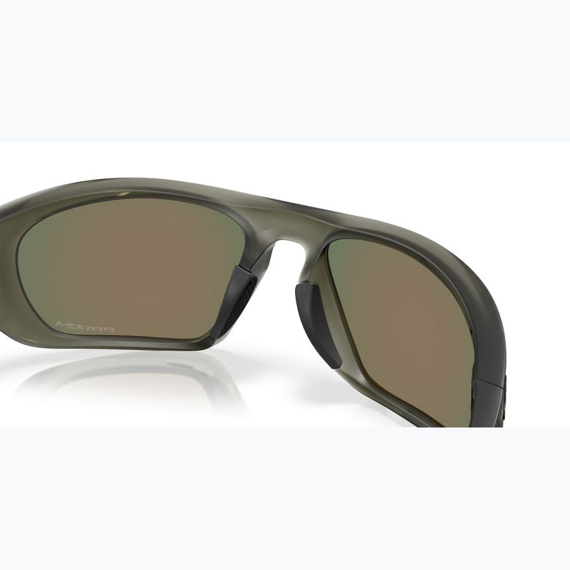 Occhiali da sole Oakley Lateralis grigio oliva opaco/prizmato 8