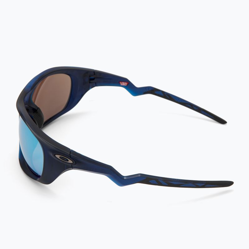 Occhiali da sole polarizzati Oakley Lateralis matte trans blue/prizm deep water 4