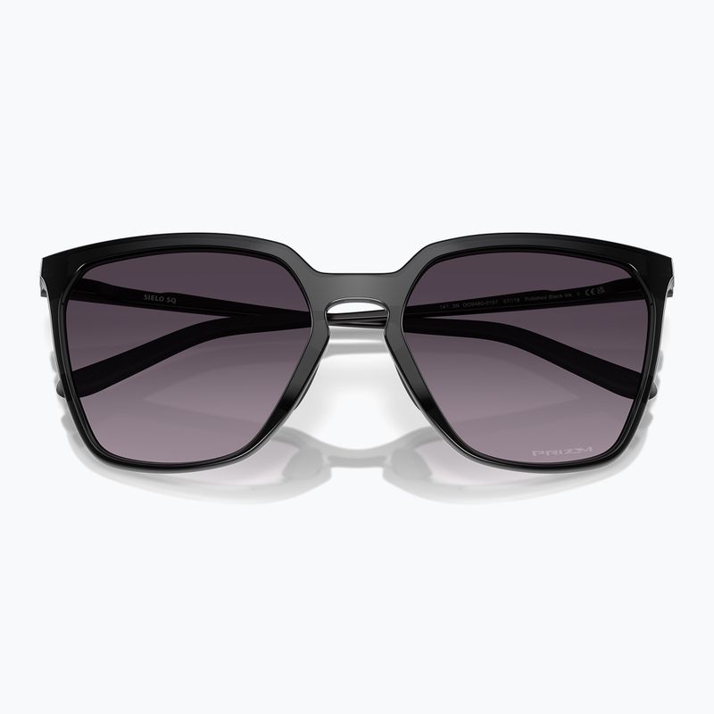 Occhiali da sole Oakley Sielo SQ inchiostro nero lucido/grigio sfumato 4