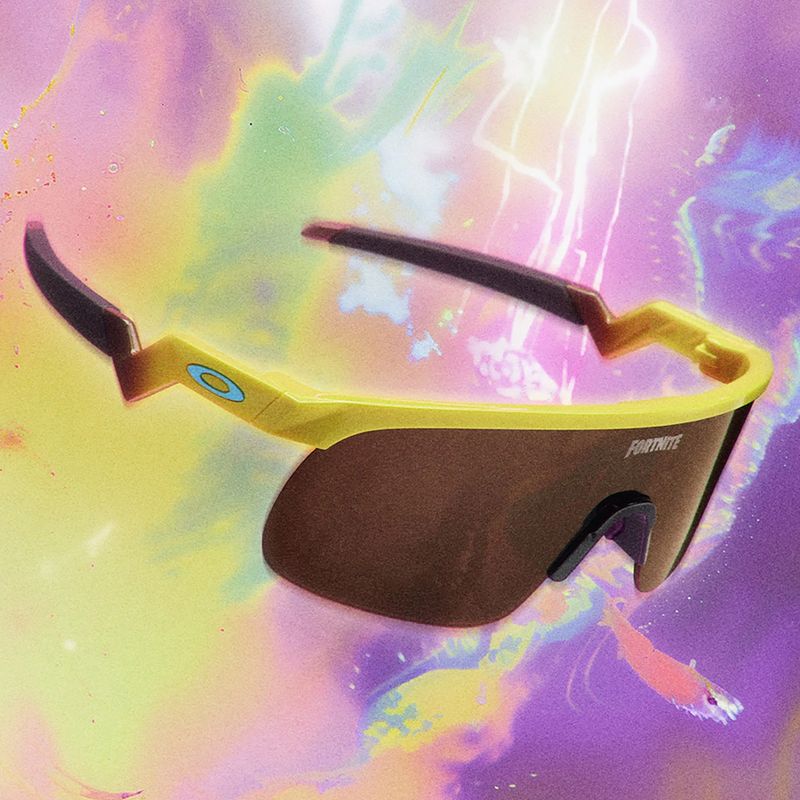 Occhiali da sole per bambini Oakley Resistor giallo/prizm tungsteno 8