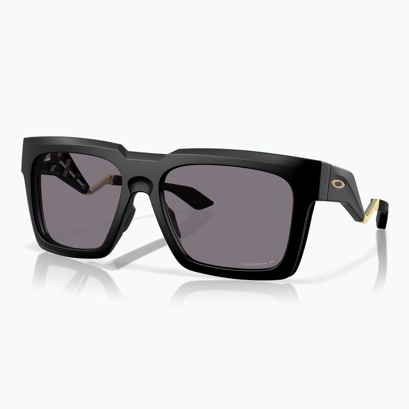 Occhiali da sole polarizzati Oakley Enigma Ink nero opaco/grigio prisma