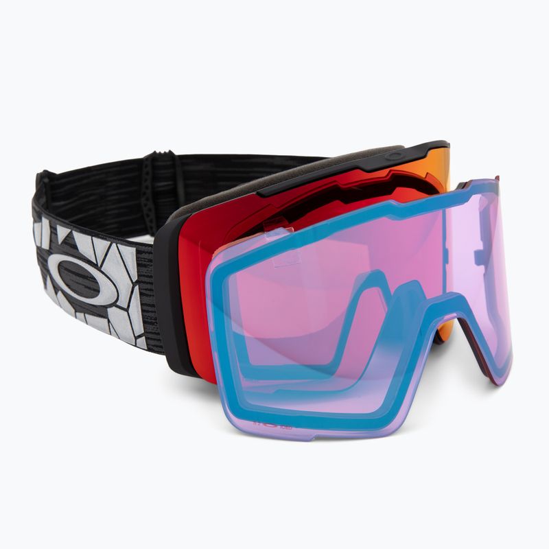 Maschera da sci Oakley Line Miner Pro L black reinforce/prizm torch/prizm iced