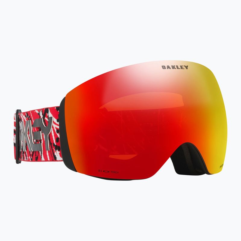 Maschera da sci Oakley Flight Deck L Red Eddie/Prizm Snow Torch Iridium