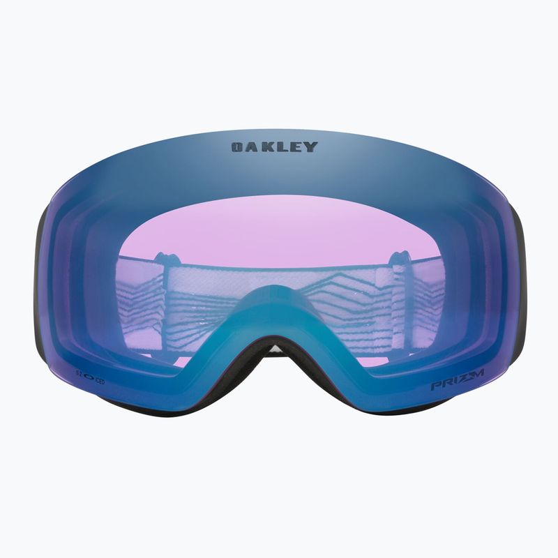 Maschera da sci Oakley Flight Deck M Black Wired/Prizm Snow Iced Iridium 2