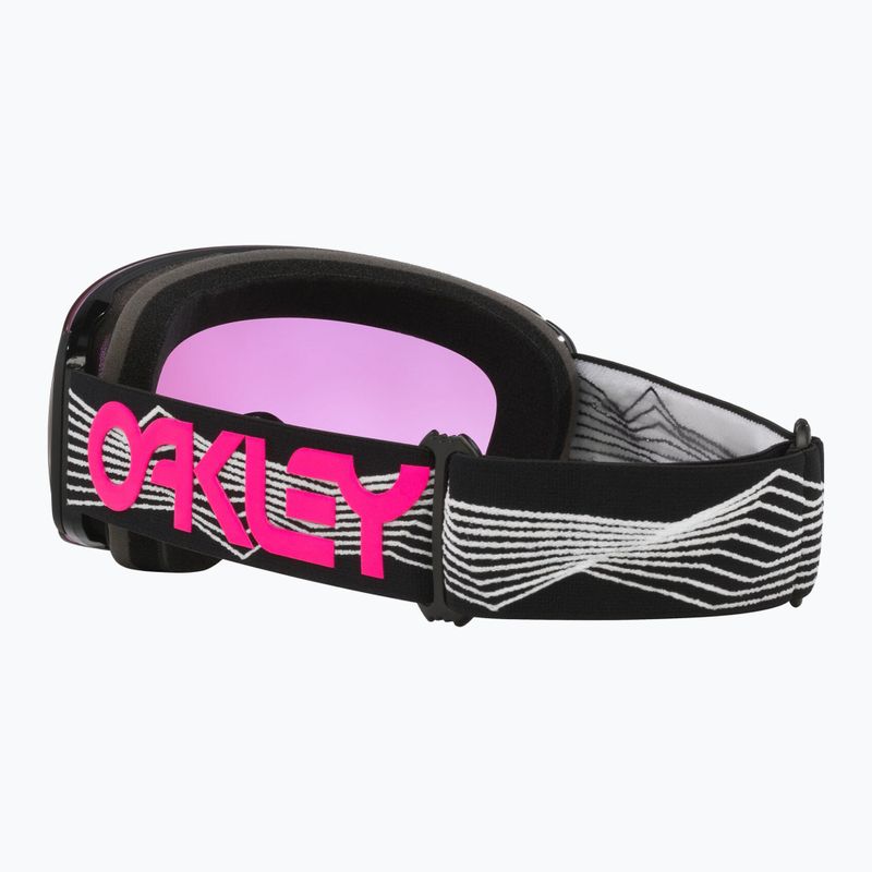 Maschera da sci Oakley Flight Deck M Black Wired/Prizm Snow Iced Iridium 4