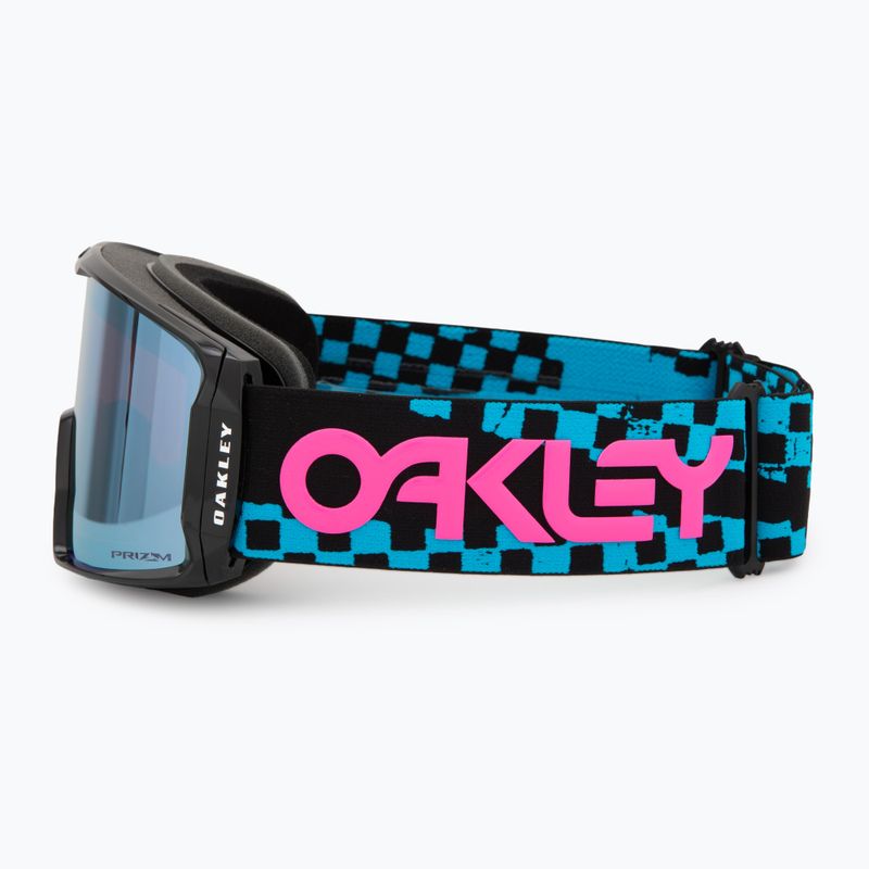 Maschera da sci Oakley Line Miner L chex black/prizm snow sapphire iridium 4