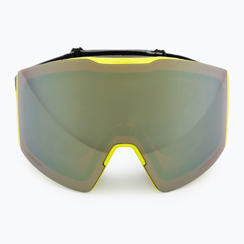 Maschera da sci Oakley Fall Line L Jaxson Black/Prizm Snow Sage Gold Iridium 2