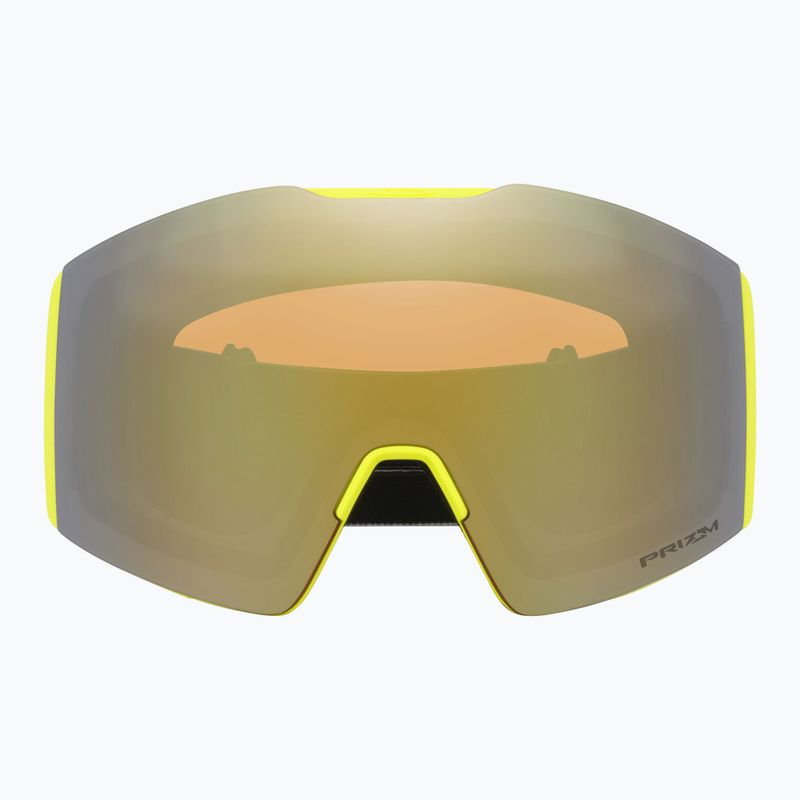 Maschera da sci Oakley Fall Line L Jaxson Black/Prizm Snow Sage Gold Iridium 2