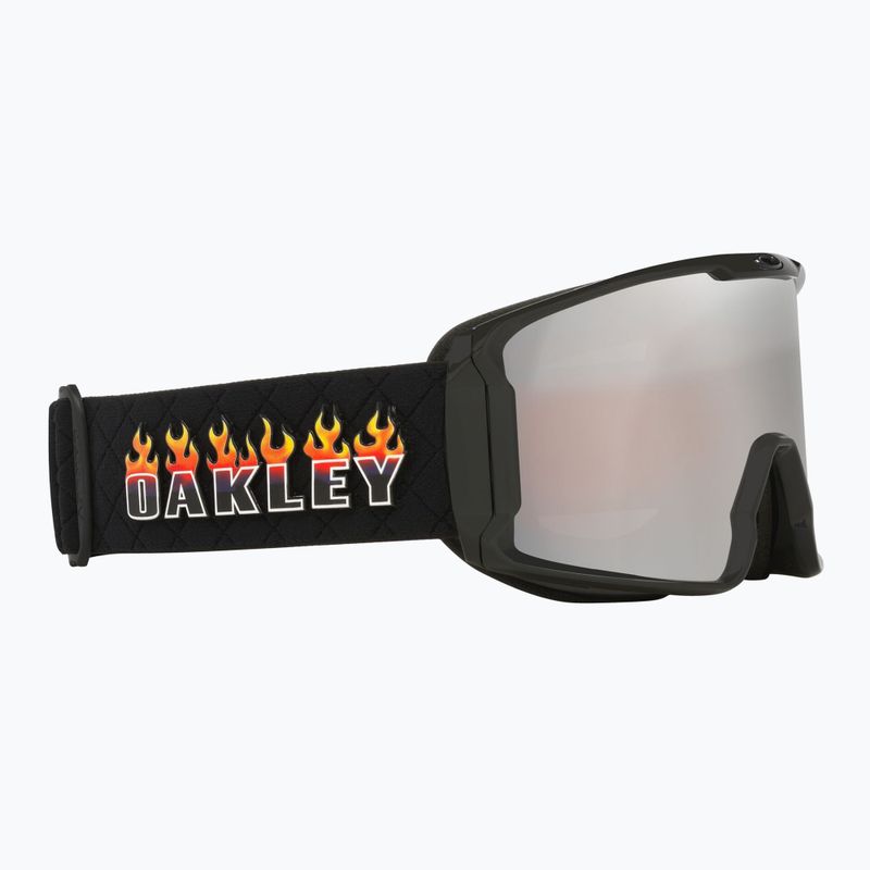 Maschera da sci Oakley Line Miner L rene rinnekangas signat/prizm snow black iridium 5