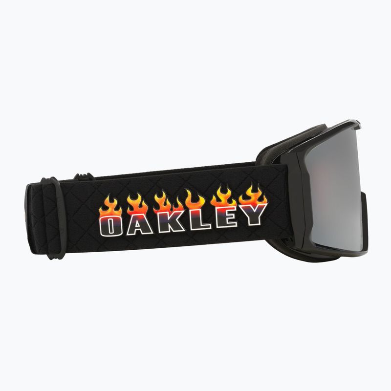 Maschera da sci Oakley Line Miner L rene rinnekangas signat/prizm snow black iridium 6