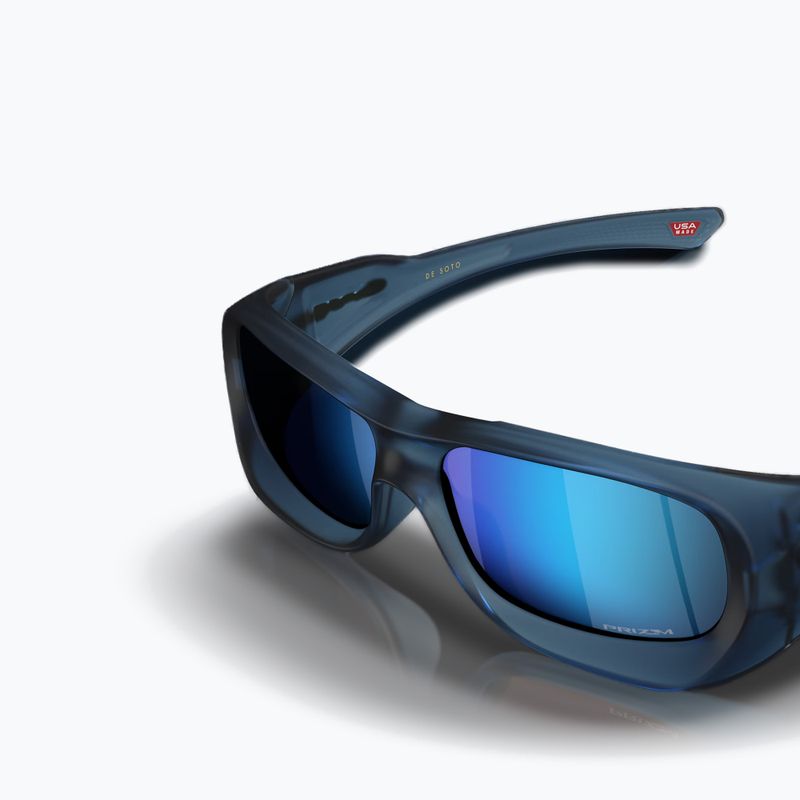 Occhiali da sole Oakley De Soto matte trans stonewash 5