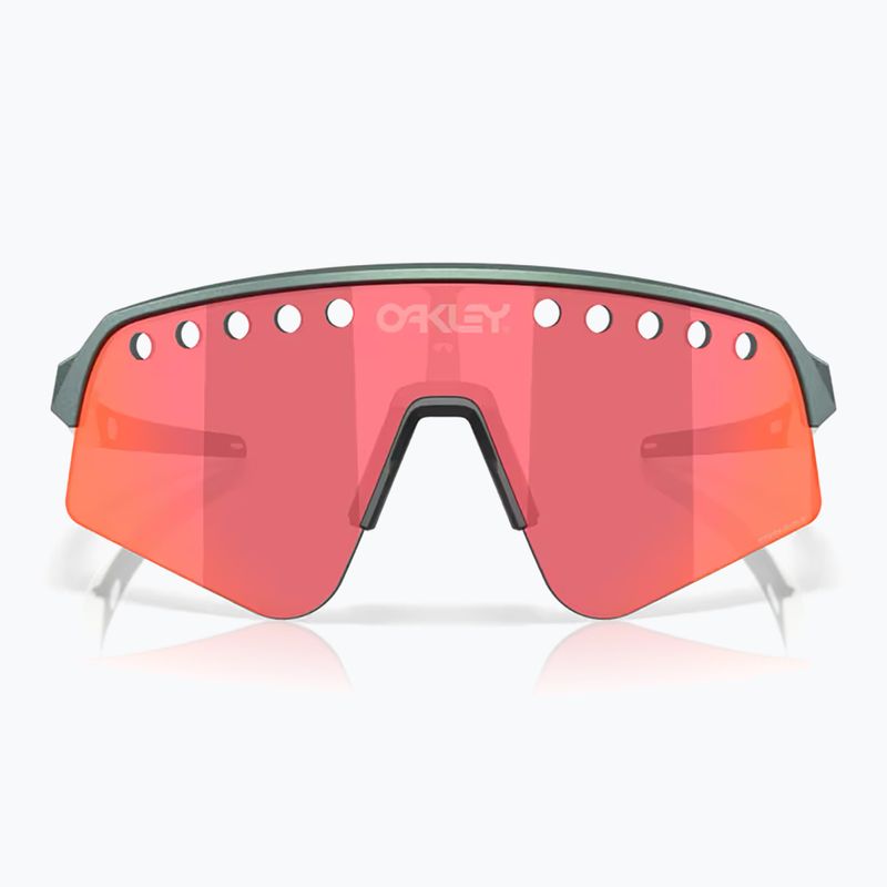 Occhiali da sole Oakley Sutro Lite Sweep argento opaco/blu colorshift/prizm trail torch 2