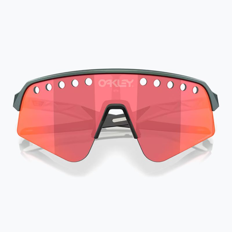 Occhiali da sole Oakley Sutro Lite Sweep argento opaco/blu colorshift/prizm trail torch 3