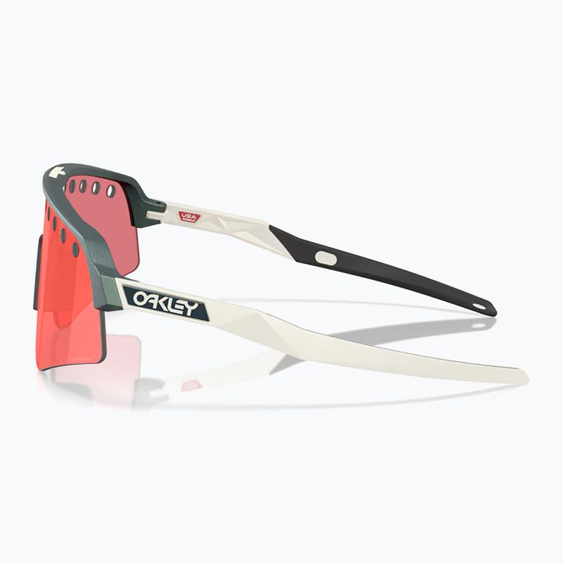Occhiali da sole Oakley Sutro Lite Sweep argento opaco/blu colorshift/prizm trail torch 5