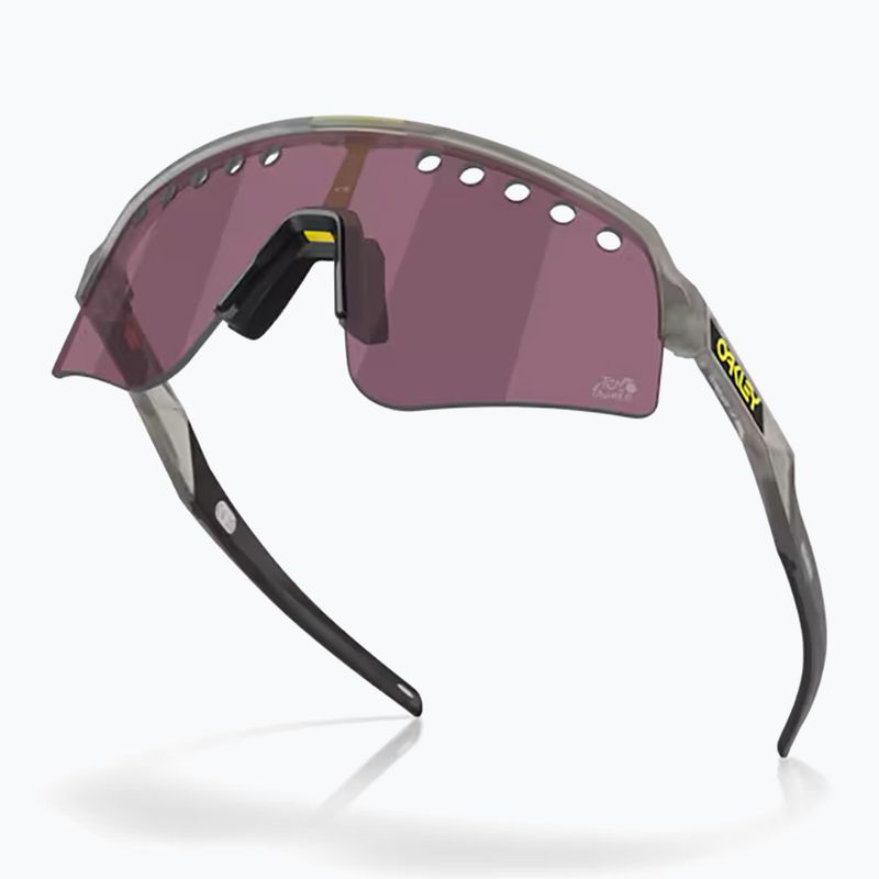 Occhiali da sole Oakley Sutro Lite Sweep Tour De France grigio opaco/prizm road black 4