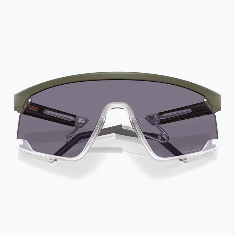 Occhiali da sole Oakley Bxtr Metal grigio muschio opaco/prizmavera 3