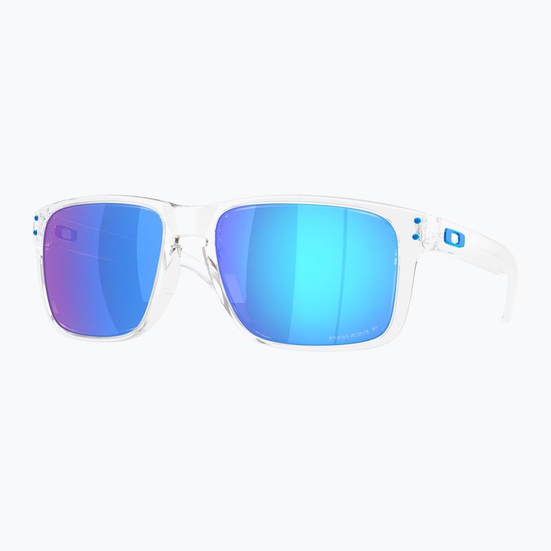 Occhiali da sole Oakley Holbrook XXL lucidati trasparenti/zaffiro polarizzato