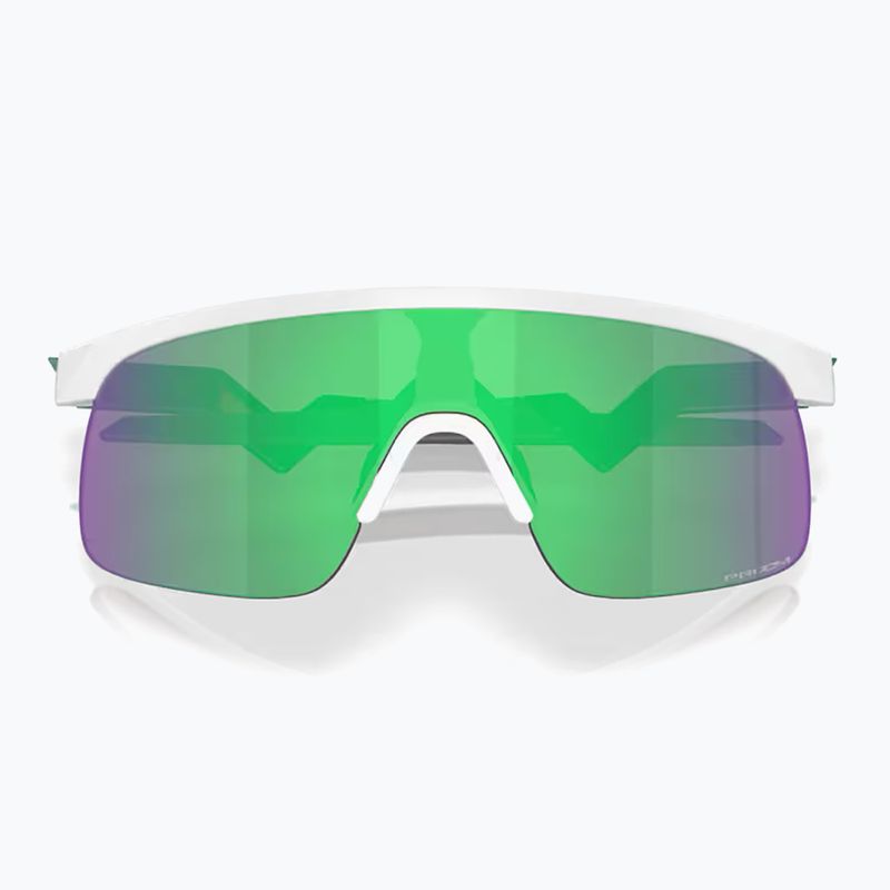 Occhiali da sole Oakley Resistor bianco opaco/prizm jade per bambini 3