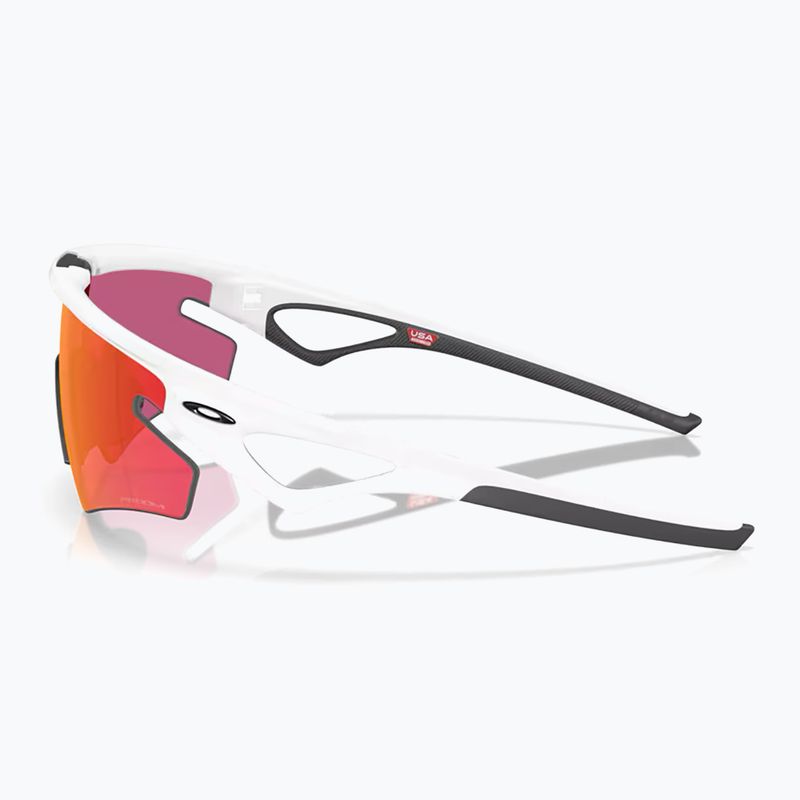 Occhiali da sole Oakley Sphaera Slash bianco opaco/prizm field 5