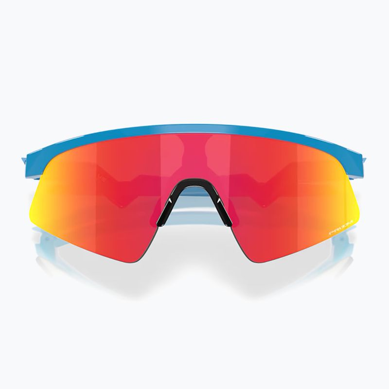 Occhiali da sole Oakley Resistor Sweep per bambini blu cielo lucido/rubino Prizm 3