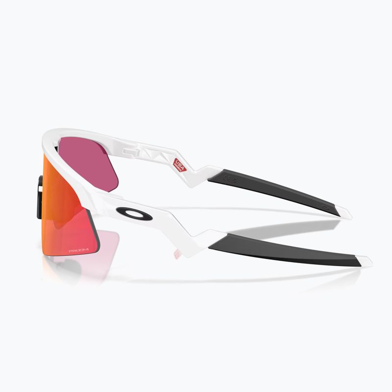 Occhiali da sole per bambini Oakley Resistor Sweep polished white/prizm field 5
