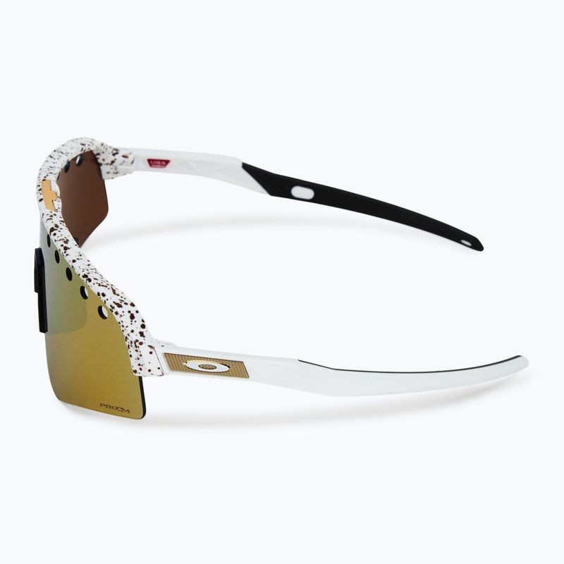 Occhiali da sole Oakley Sutro Lite Sweep Mathieu Van Der Poel bronzo splatter/prizm 24k 4